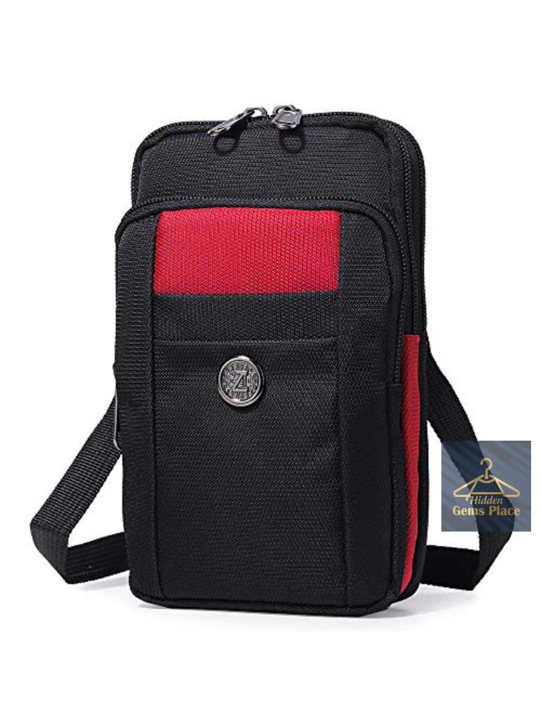 Waterproof Nylon Multifunctional Crossbody Bag Small Phone Waist Wallet Travel